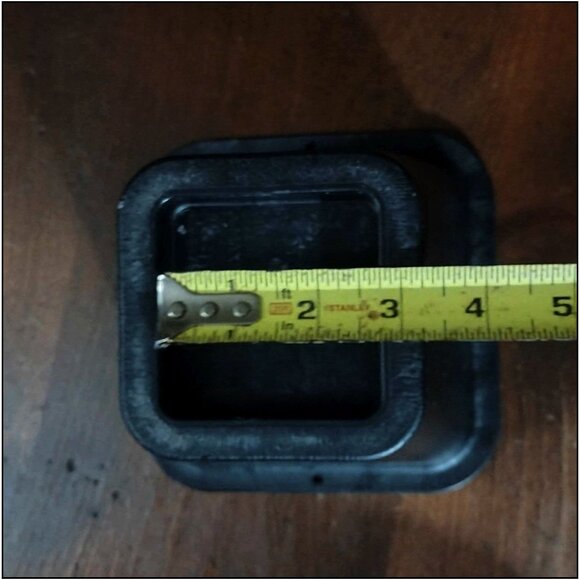 4 pack 6" Heavy Duty 1400 lbs. Bed Risers -Black Woodgrain Recycled Plastic - Picture 8 of 10